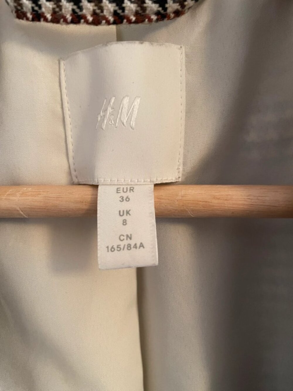 H&M dogtooth blazer - Picture 3 of 4